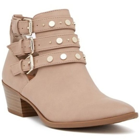 Circus by Sam Edelman‎ Women's Henna Ankle Boot Taupe Rose Leather Womens… - Picture 1 of 7